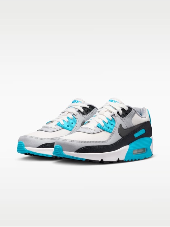Nike Other - Nike Air Max 90 in White, Gray, Black & Teal Blue